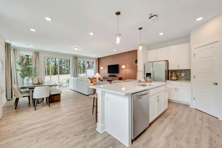 Representative furnished interior of a home built from the Valencia II by Mattamy Homes in Ashmore Townes, Garner (Image 6). Representative furnished interior of a home built from the Valencia II by Mattamy Homes in Ashmore Townes, Garner (Image 6).