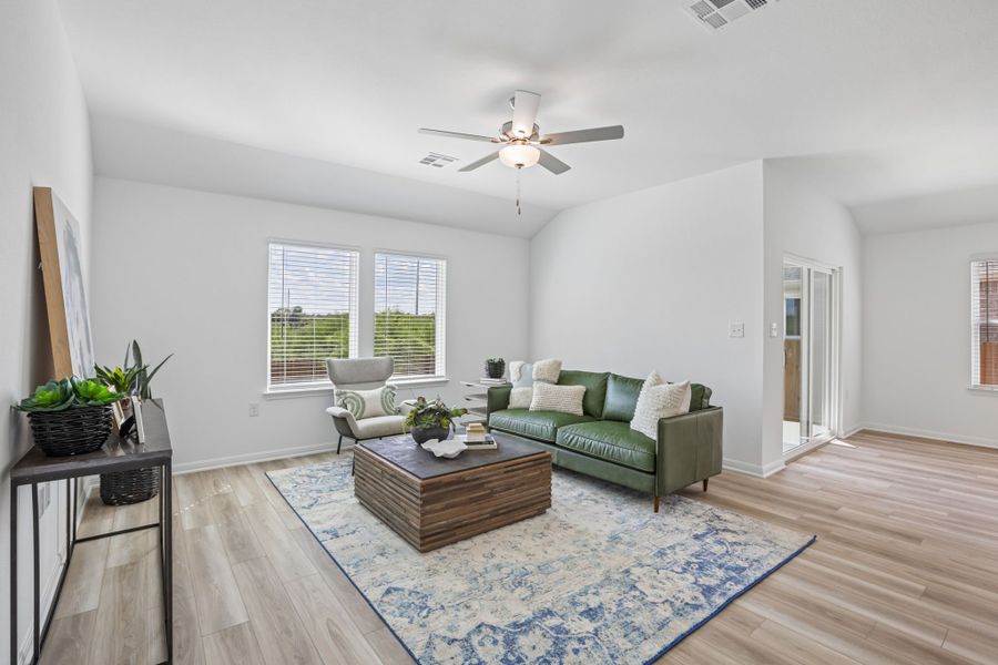Furnished interior view inside a new home in Lisso, Pflugerville (Image 6).
