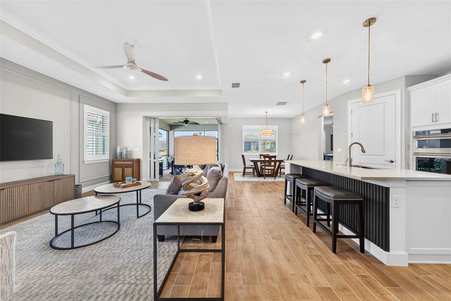 Furnished interior view inside a new home in , Englewood (Image 16).