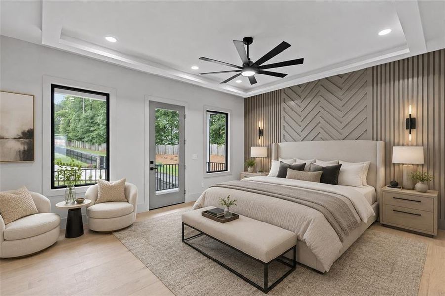 Furnished interior view inside a new home in , Lawrenceville (Image 16).