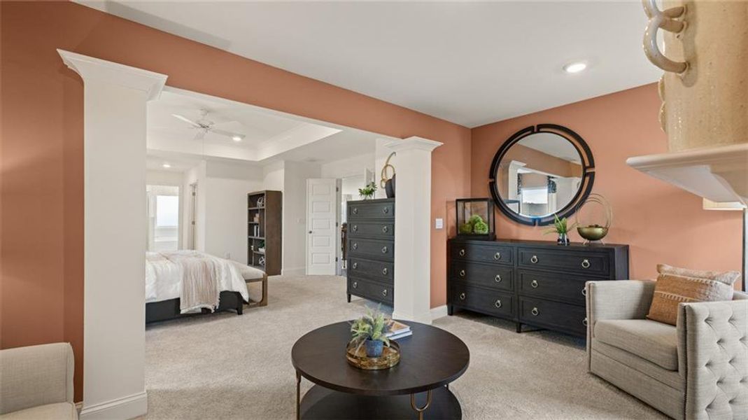 Furnished interior view inside a new home in The Gates at Pates Creek, Hampton (Image 49).