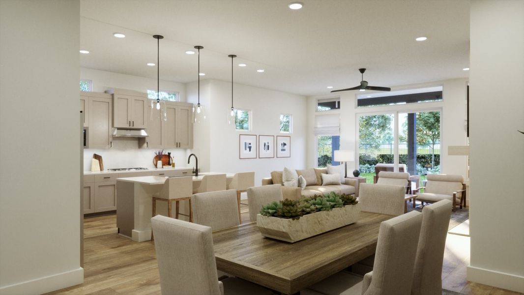 Furnished interior view inside a new home in Persimmon, Buda (Image 10). Furnished interior view inside a new home in Persimmon, Buda (Image 10).