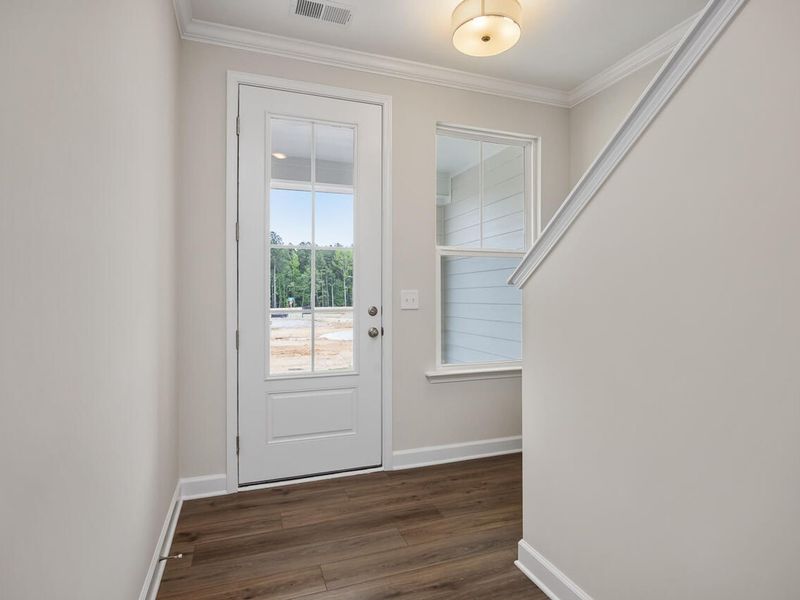 Spacious, unfurnished interior of a new home in Forestville Yard Townhomes, Knightdale (Image 10).