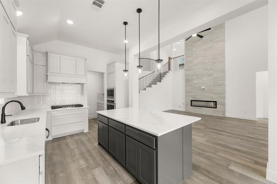 Furnished interior view inside a new home in Sutton Fields, Celina (Image 19).