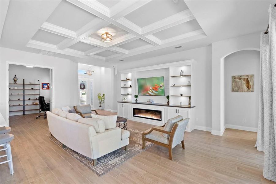 Furnished interior view inside a new home in The Reserve at Victoria, Deland (Image 10). Furnished interior view inside a new home in The Reserve at Victoria, Deland (Image 10).