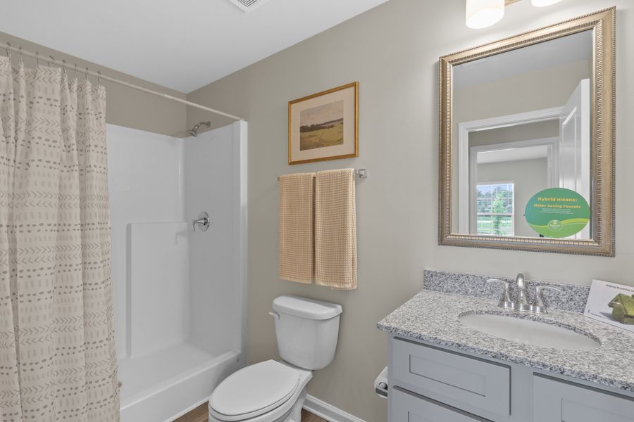 Representative furnished interior of a home built from the Myrtle A by McGuinn Homes in Crystal Downs, Sumter (Image 36).