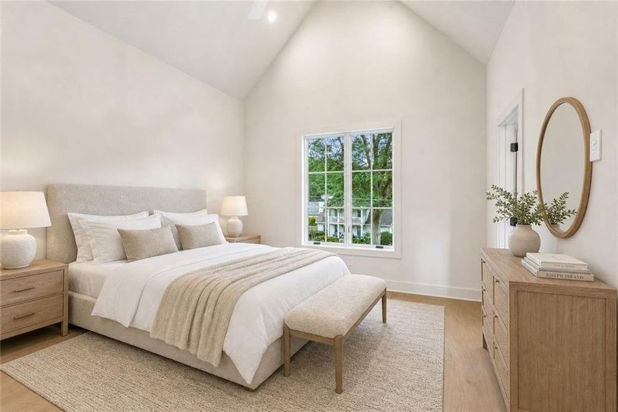 Furnished interior view inside a new home in , Atlanta (Image 31).