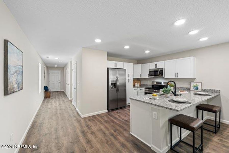Furnished interior view inside a new home in , Jacksonville (Image 8).