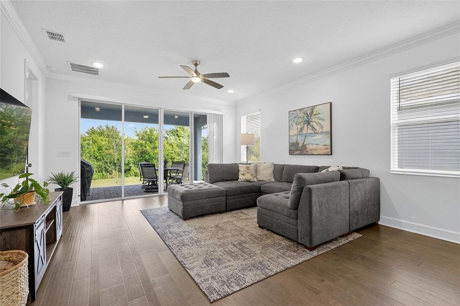 Furnished interior view inside a new home in Marisol Pointe at MiraBay Florida Series, Apollo Beach (Image 13).