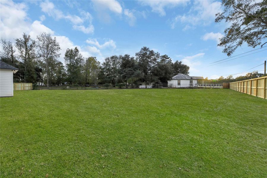 Exterior details and patio area of a home in , Shepherd (Image 19). Exterior details and patio area of a home in , Shepherd (Image 19).