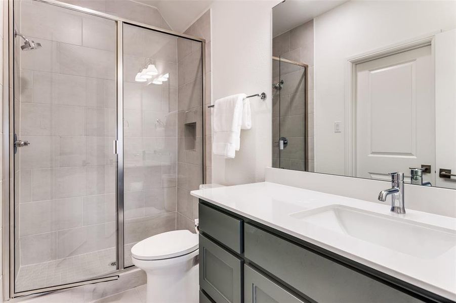 Furnished interior view inside a new home in , Fort Worth (Image 34).