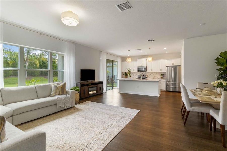 Furnished interior view inside a new home in , Sarasota (Image 30).