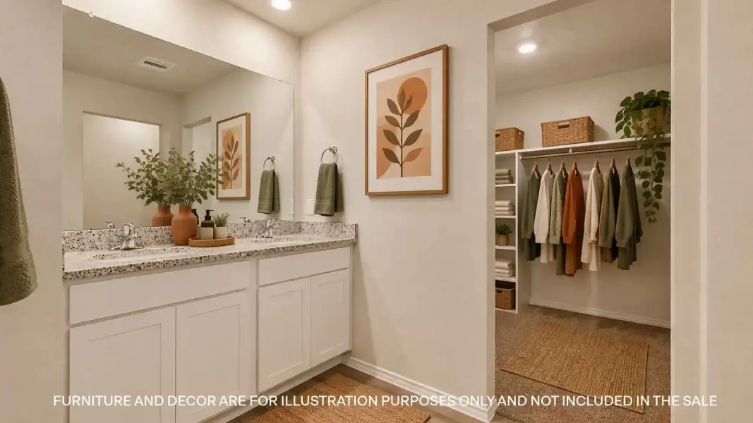 Furnished interior view inside a new home in Knox Landing, Bryan (Image 10).