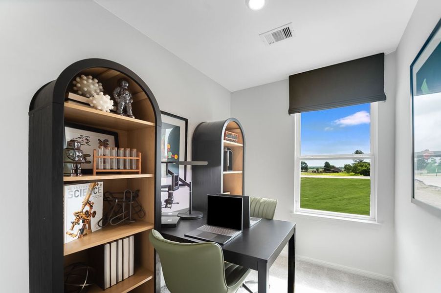 Furnished interior view inside a new home in Bridge Creek 45s and 50s, Cypress (Image 10).