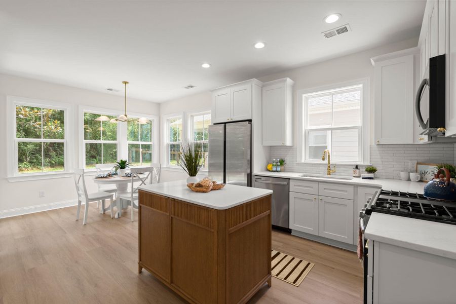 Furnished interior view inside a new home in , Charleston (Image 18).