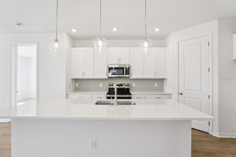 Furnished interior view inside a new home in Sunbrooke, St. Cloud (Image 6). Furnished interior view inside a new home in Sunbrooke, St. Cloud (Image 6).