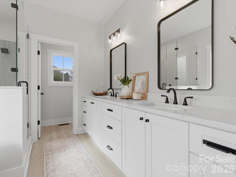 Furnished interior view inside a new home in , Bessemer City (Image 17).