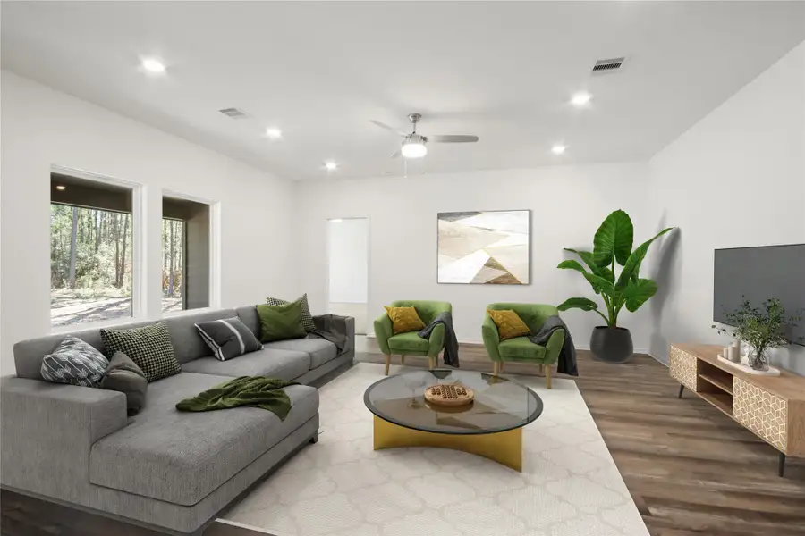 Furnished interior view inside a new home in River Ranch Meadows, Dayton (Image 6).