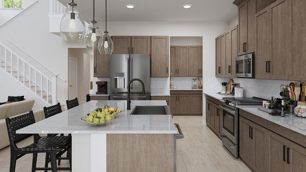 Representative furnished interior of a home built from the Nantucket by Taylor Morrison in Skye Ranch Community Group Page, Sarasota (Image 8).
