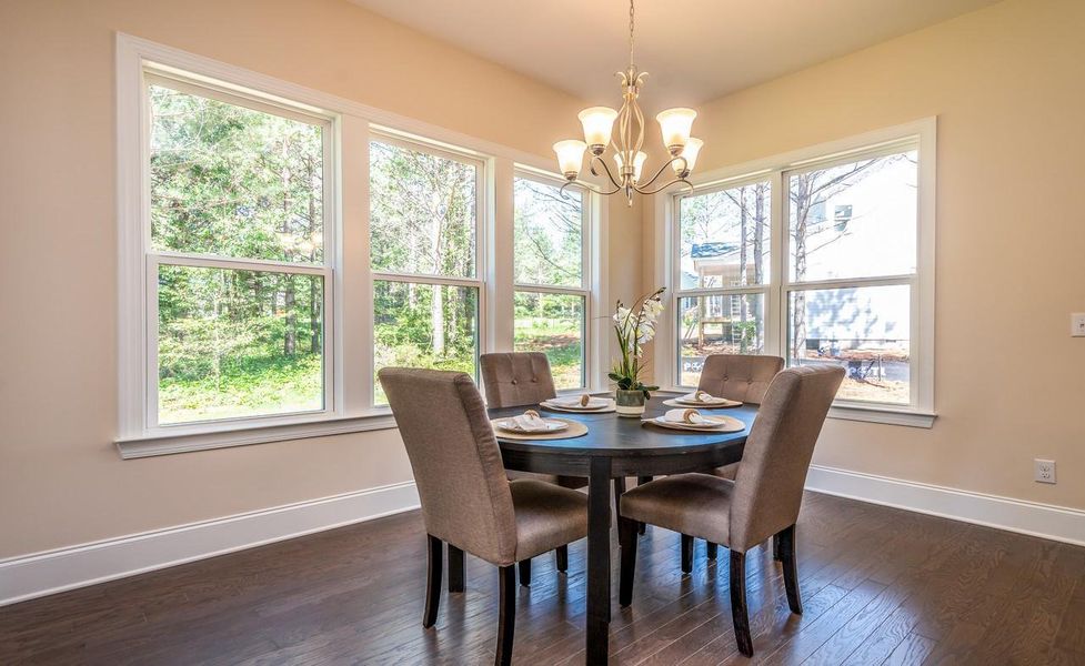 Representative furnished interior of a home built from the Augusta by Greybrook Homes in Shepherds Trace, Clover (Image 5).