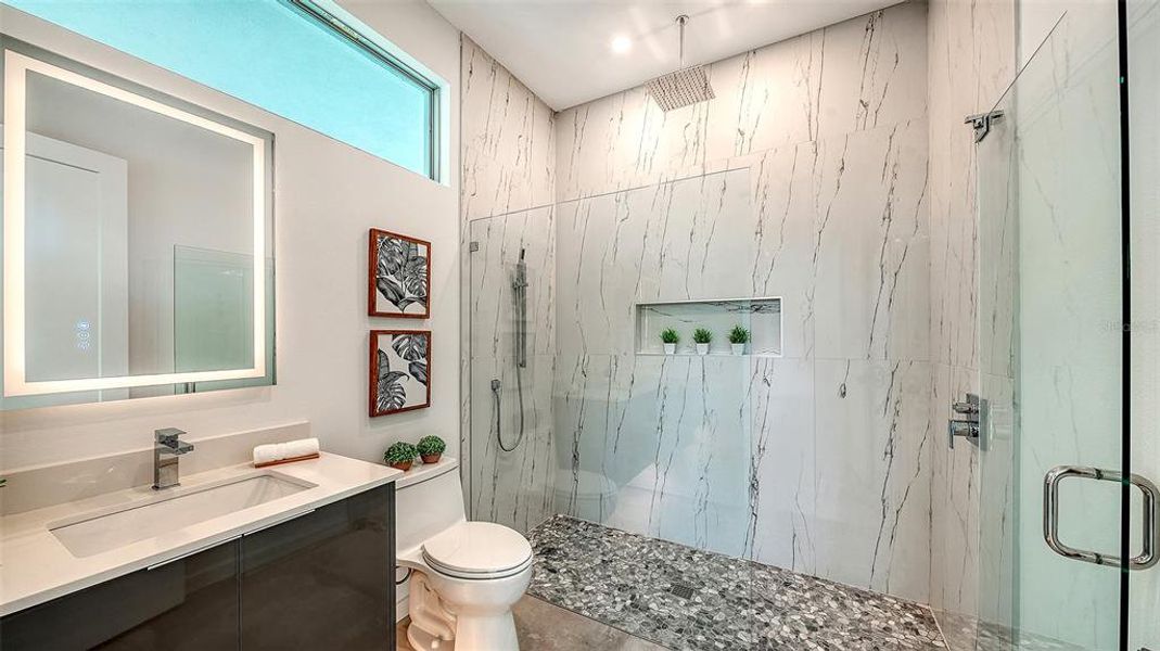 Furnished interior view inside a new home in , Sarasota (Image 13).