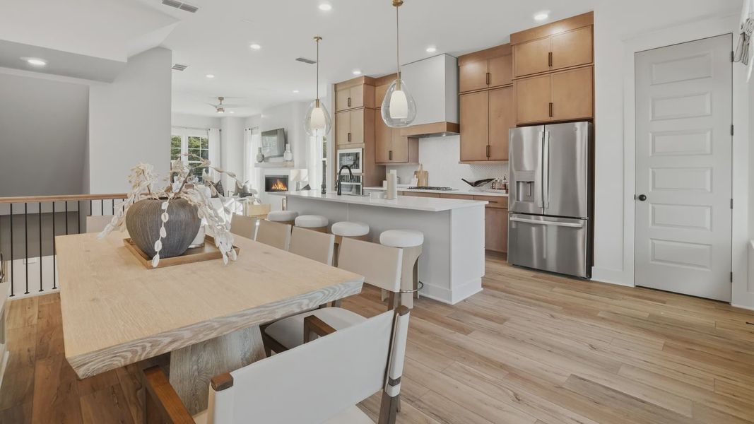 Furnished interior view inside a new home in The Eighteen, Atlanta (Image 19).