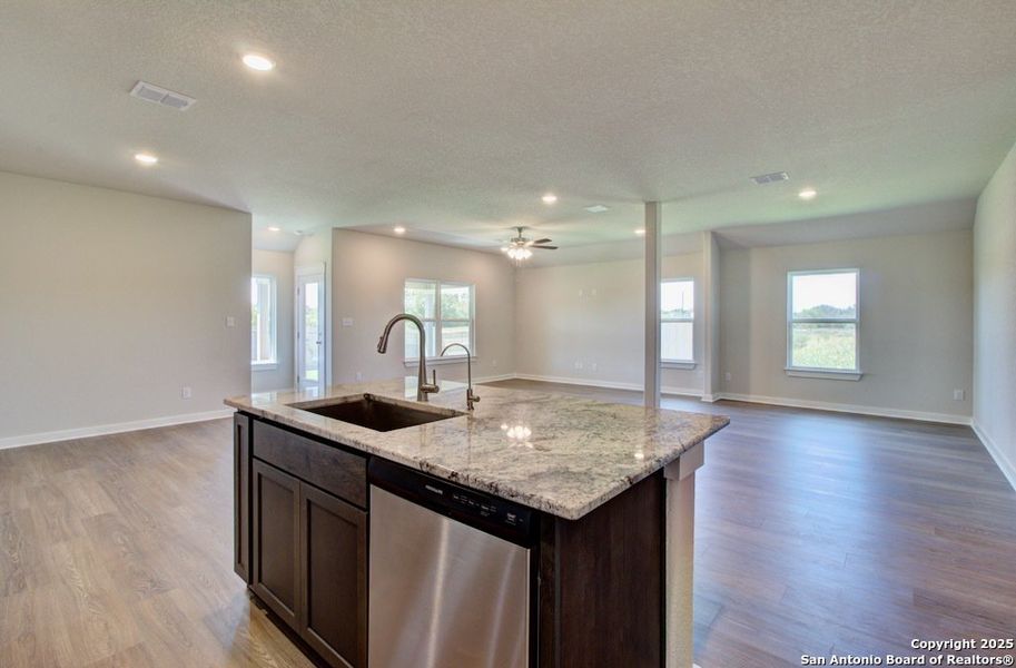 Furnished interior view inside a new home in Cloud Country, New Braunfels (Image 8).