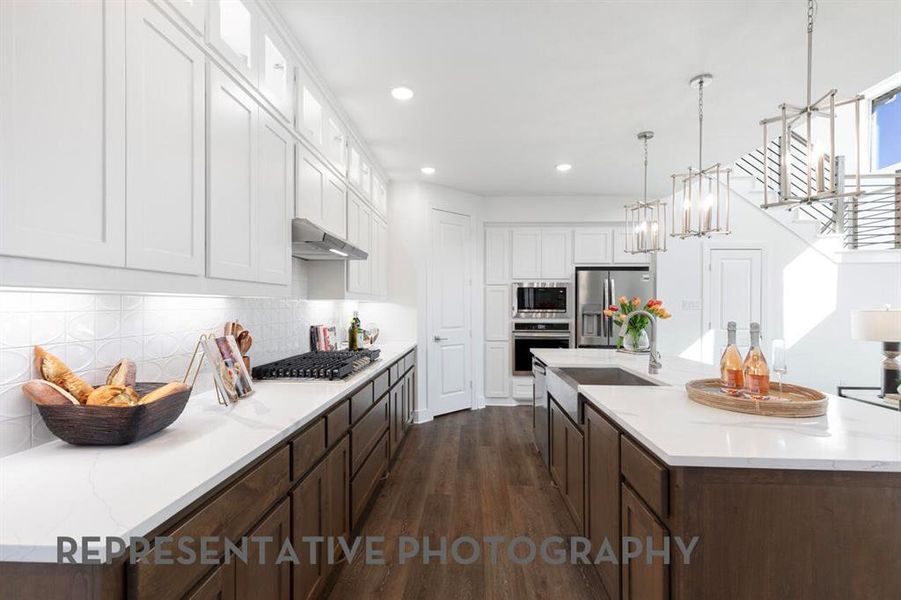 Furnished interior view inside a new home in Aster Park, McKinney (Image 32).