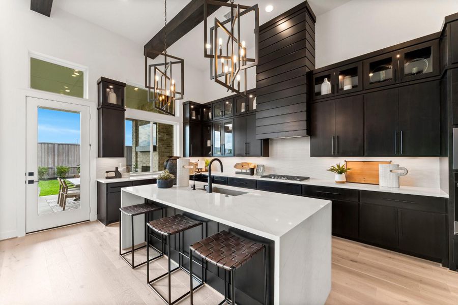 The Kitchen w/ passthrough window The Kitchen w/ passthrough window