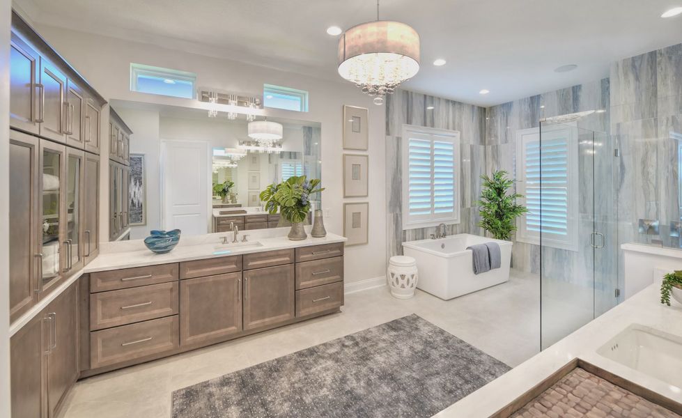 Furnished interior view inside a new home in Tidewater, Jacksonville (Image 11).