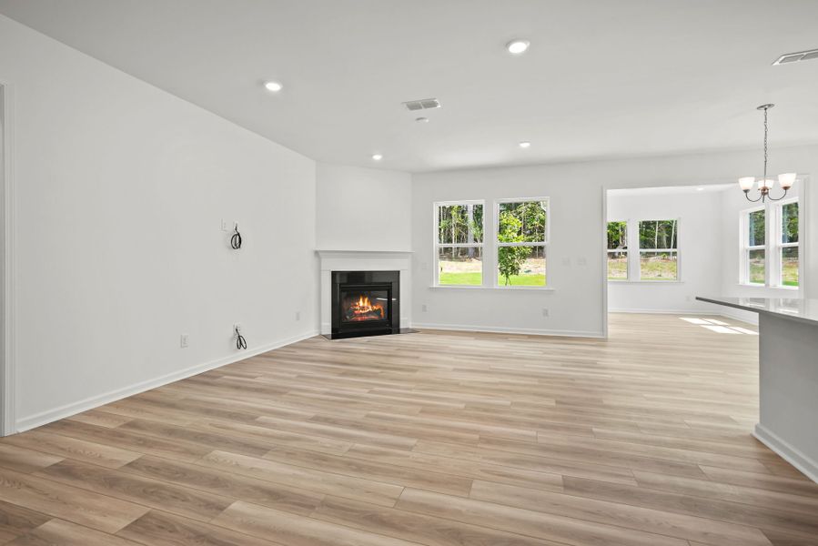Spacious, unfurnished interior of a new home in Michaux Gardens, Belmont (Image 57). Spacious, unfurnished interior of a new home in Michaux Gardens, Belmont (Image 57).