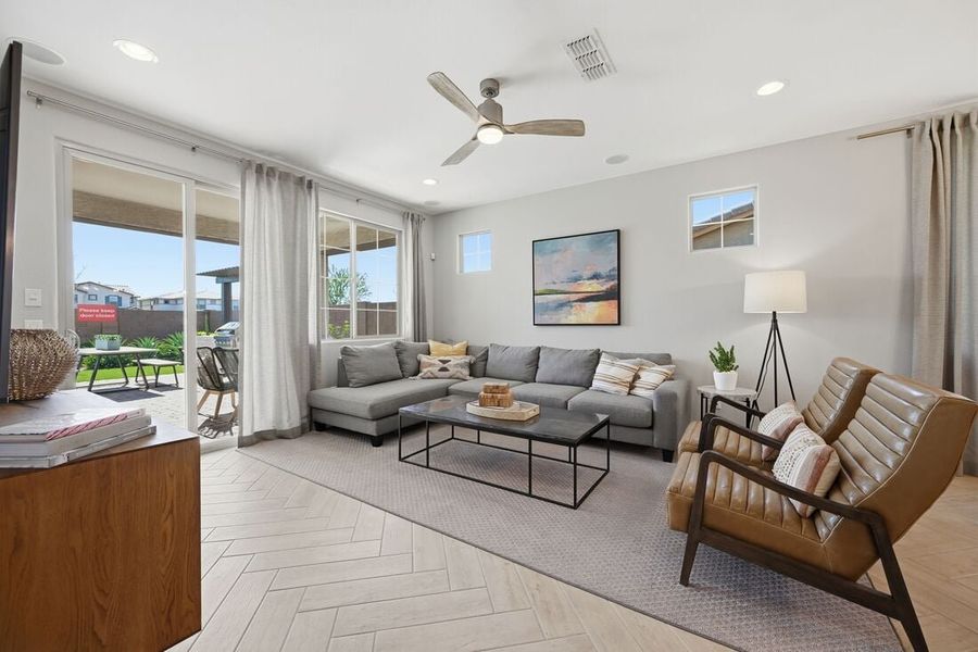Furnished interior view inside a new home in La Mira, Mesa (Image 5).
