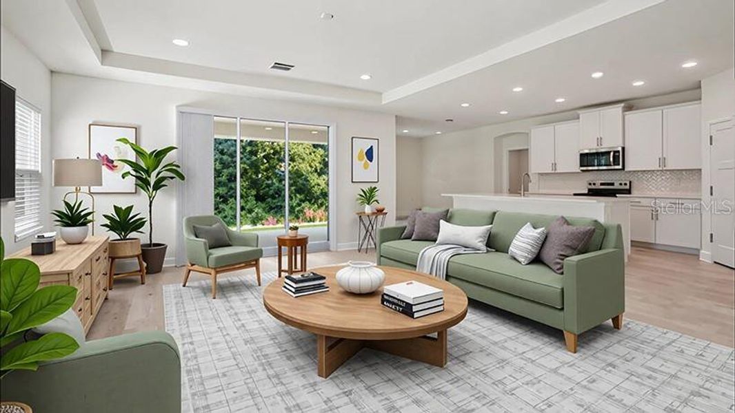 Furnished interior view inside a new home in Finley Woods, Gainesville (Image 13).