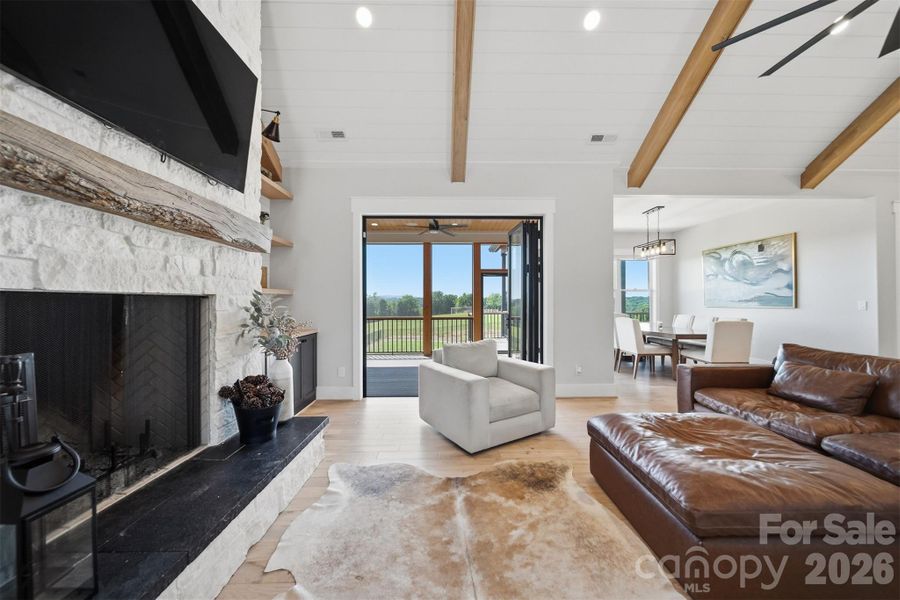 Furnished interior view inside a new home in , Hickory (Image 5).