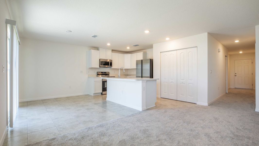 Representative furnished interior of a home built from the Violet by Maronda Homes in Coastal Communities, Edgewater (Image 5).