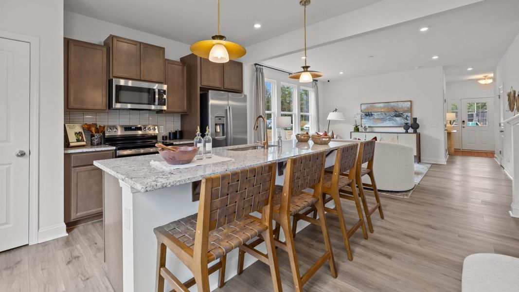 The Litchfield Plan by DBR Homes at Bell Glen in Charlotte, NC- Kitchen