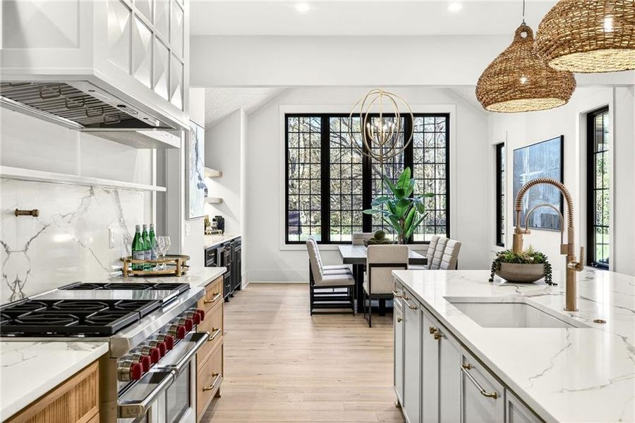 Furnished interior view inside a new home in , Atlanta (Image 18).
