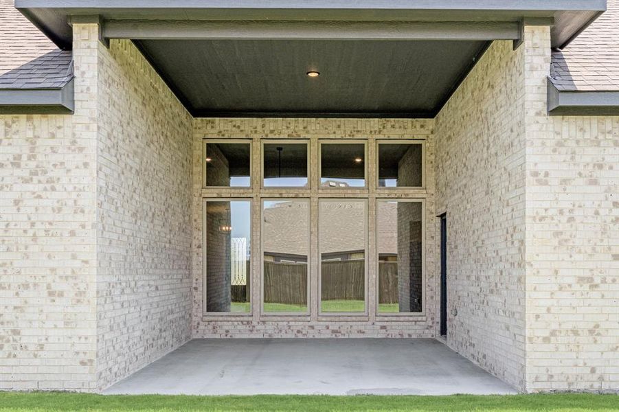 Front exterior of a new home in Somerset Classic 70s & 80s, Mansfield, TX, highlighting curb appeal (Image 24). Front exterior of a new home in Somerset Classic 70s & 80s, Mansfield, TX, highlighting curb appeal (Image 24).