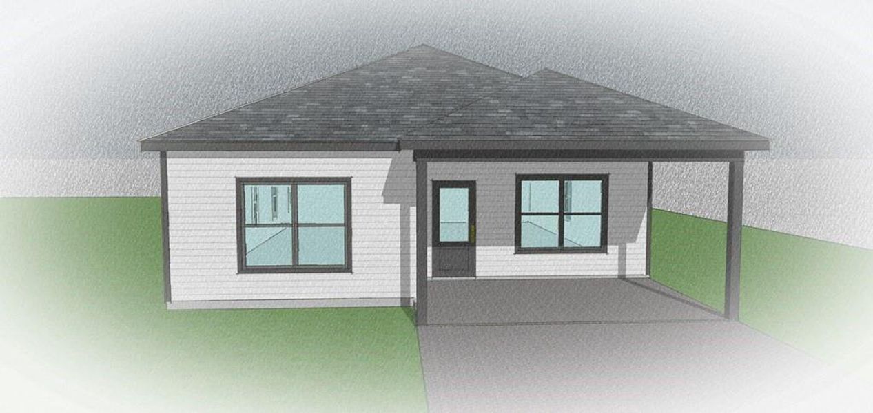 Exterior rendering of this home design in , Mabank, TX (Image 3).