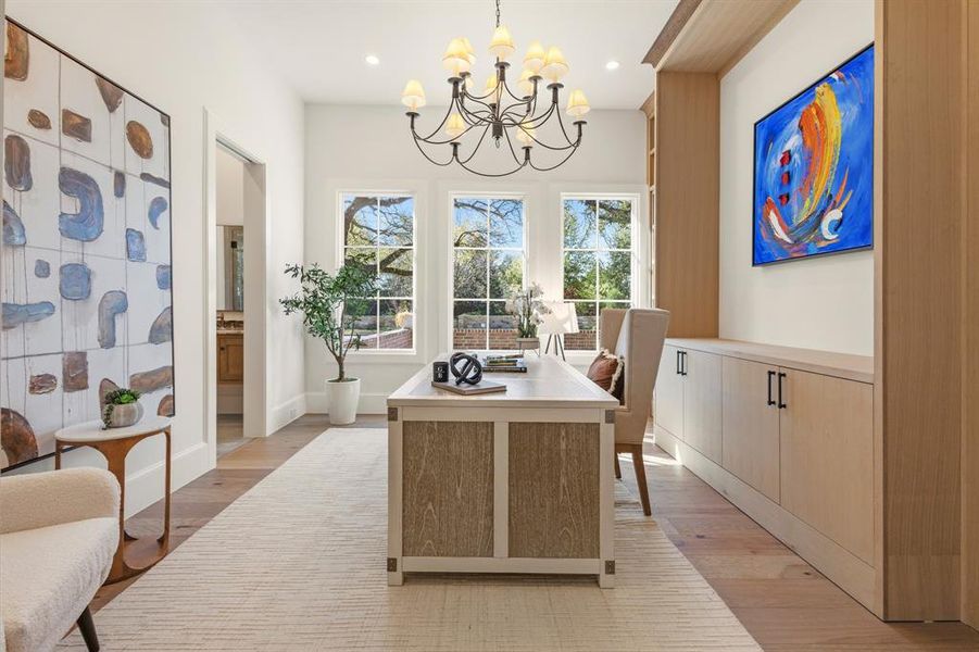 Furnished interior view inside a new home in , Dallas (Image 16).