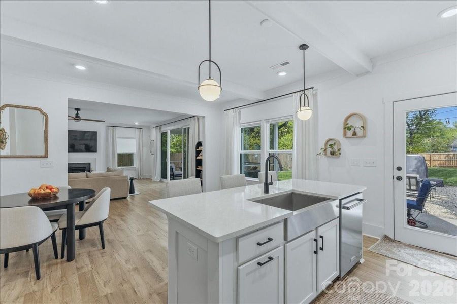 Furnished interior view inside a new home in , Charlotte (Image 12). Furnished interior view inside a new home in , Charlotte (Image 12).