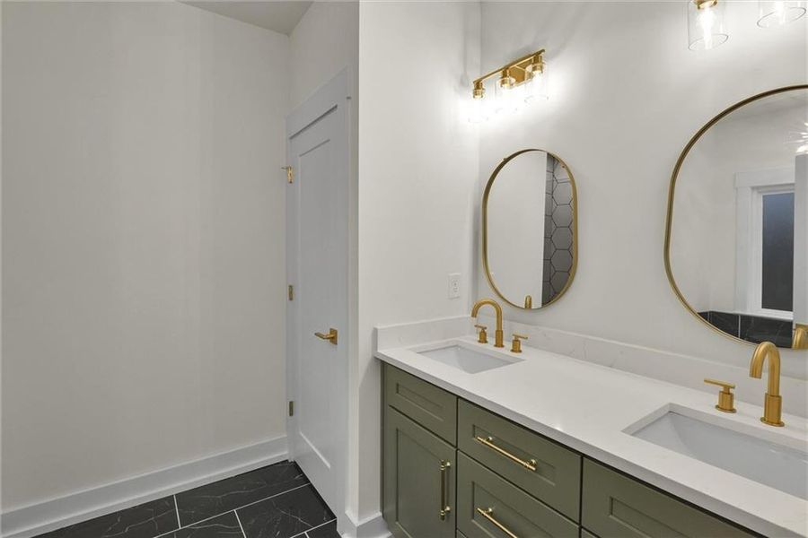 Furnished interior view inside a new home in , Atlanta (Image 9).