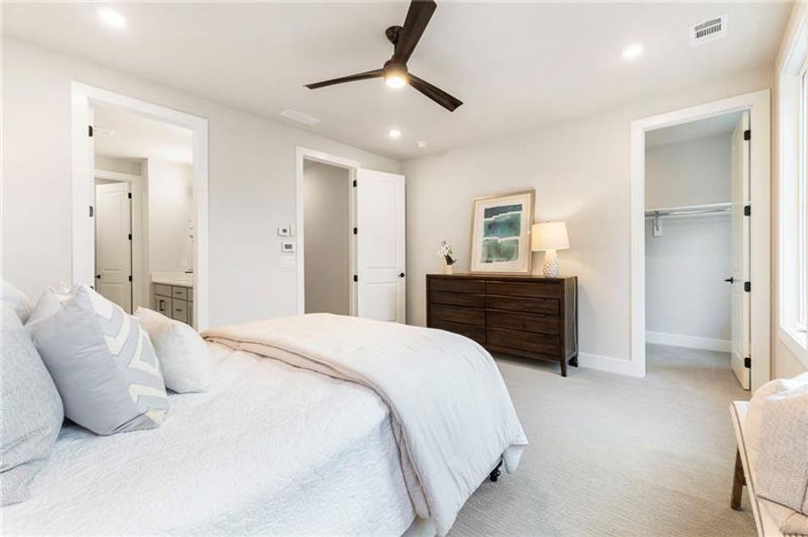 Furnished interior view inside a new home in , Atlanta (Image 17). Furnished interior view inside a new home in , Atlanta (Image 17).