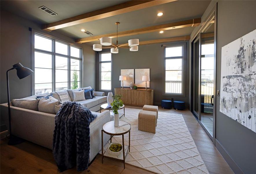Furnished interior view inside a new home in , Southlake (Image 13). Furnished interior view inside a new home in , Southlake (Image 13).