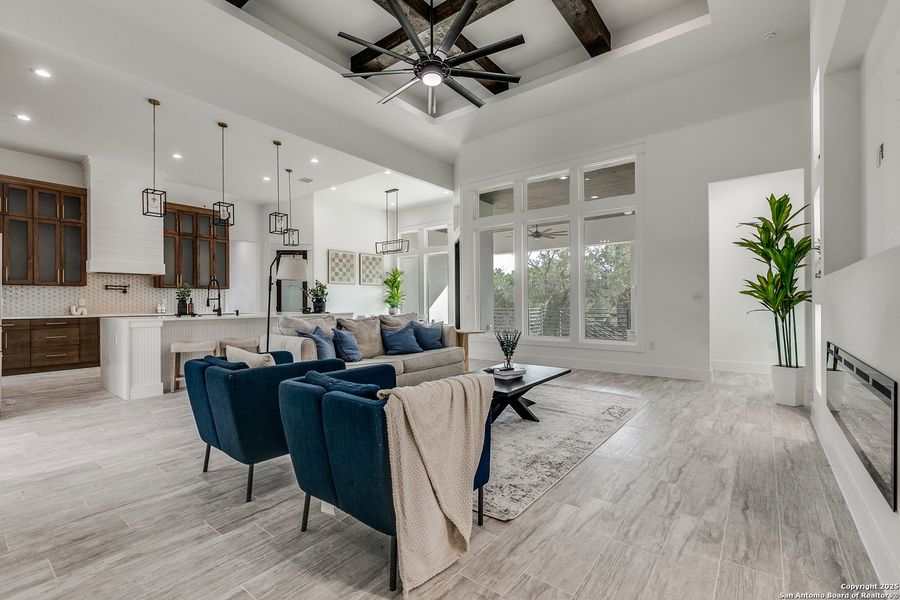 Furnished interior view inside a new home in , Mico (Image 5).