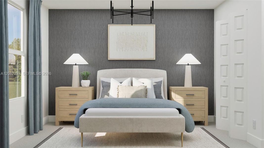 Furnished interior view inside a new home in Verdana Grove, Miami (Image 17).