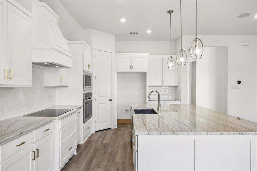 Furnished interior view inside a new home in Ten Mile Creek Estates, DeSoto (Image 6).