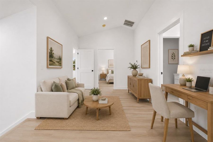 Furnished interior view inside a new home in , Tampa (Image 9).