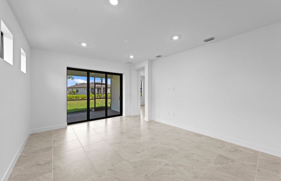 Spacious, unfurnished interior of a new home in Arbor Oaks, North Port (Image 16). Spacious, unfurnished interior of a new home in Arbor Oaks, North Port (Image 16).