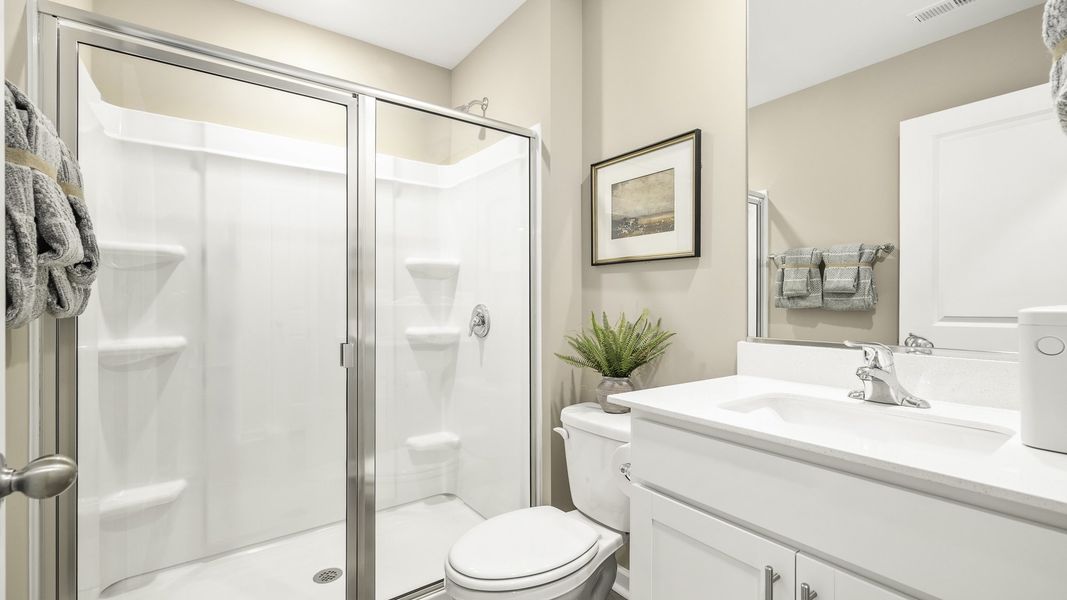 Furnished interior view inside a new home in Mount Hope Estates, Winston-Salem (Image 17). Furnished interior view inside a new home in Mount Hope Estates, Winston-Salem (Image 17).